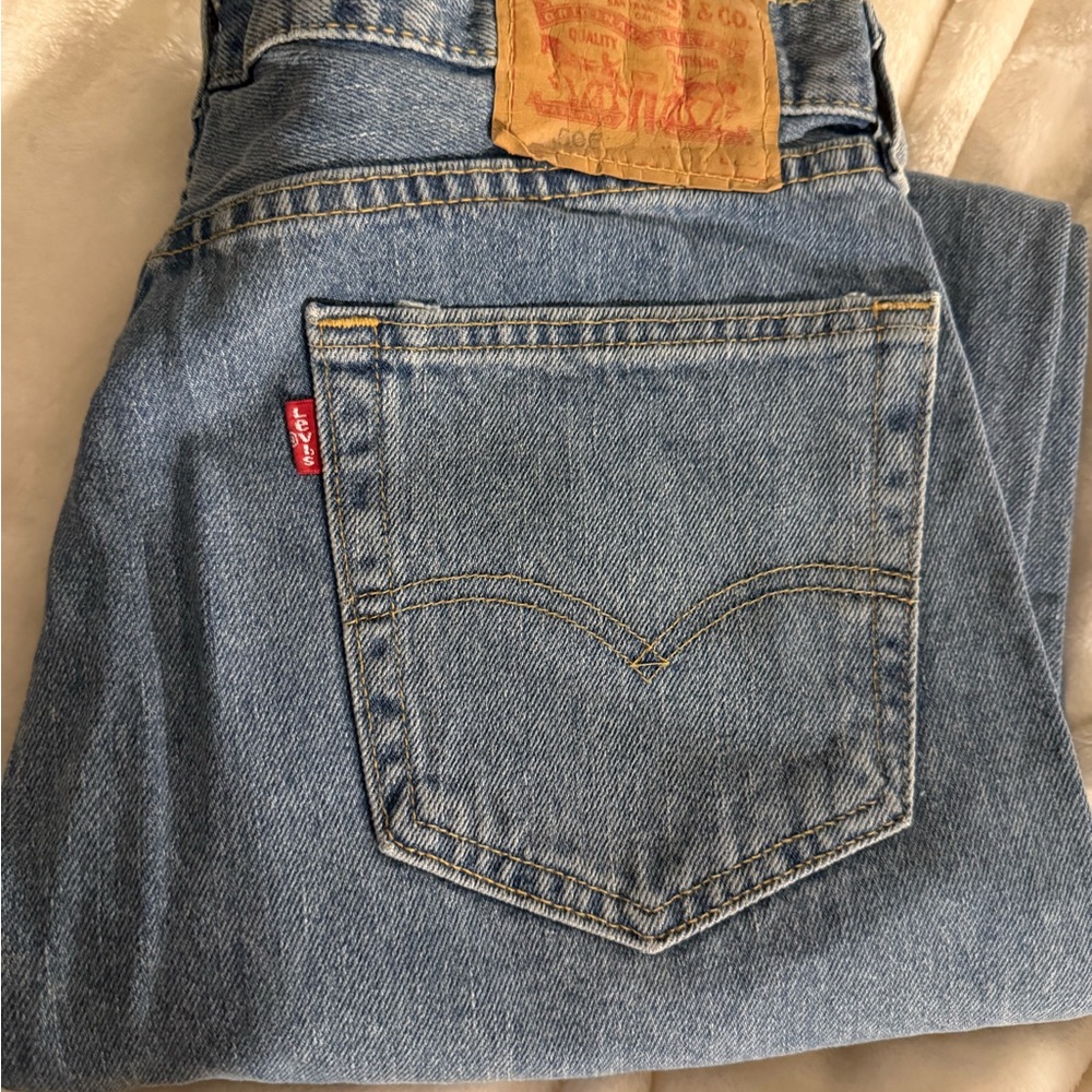 Levi's Men's Light Blue Straight Jeans